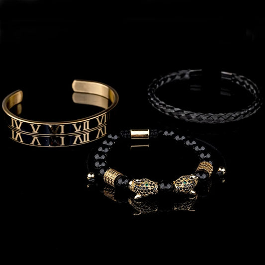 3 Layer Stainless Steel Bracelets