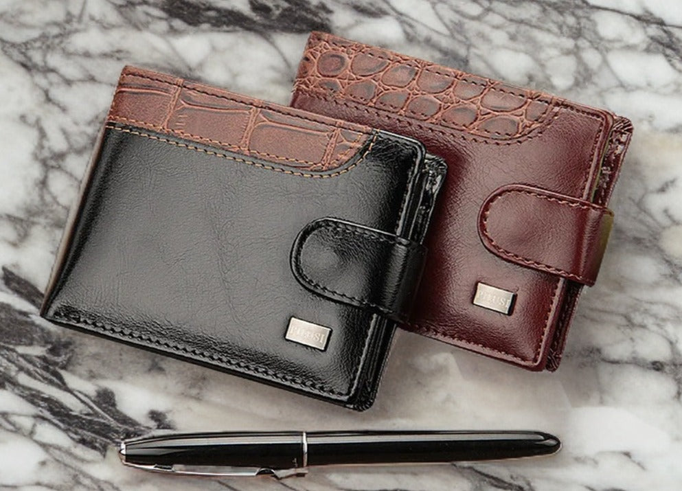 Short Leather Wallet