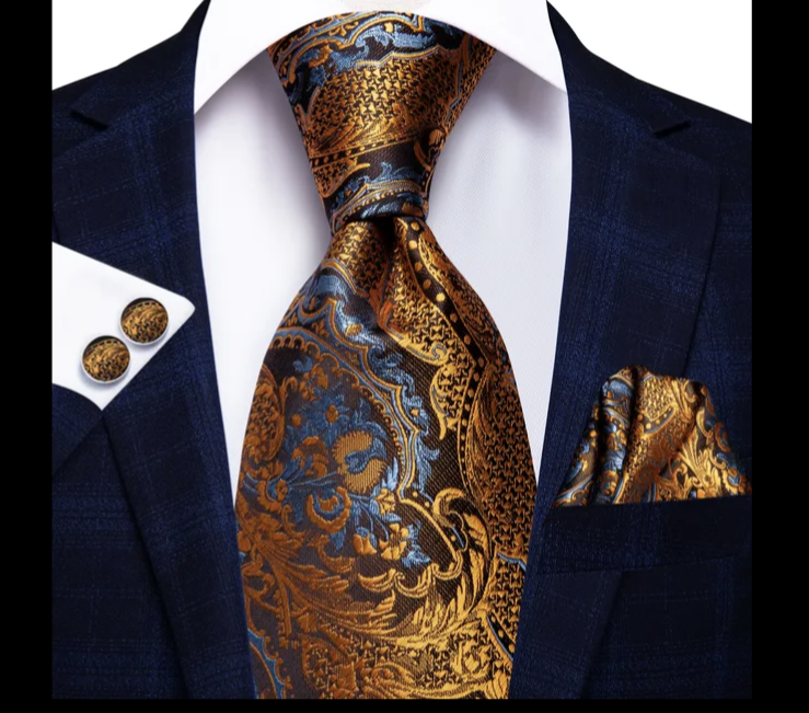 Jacquard Woven Tie sets