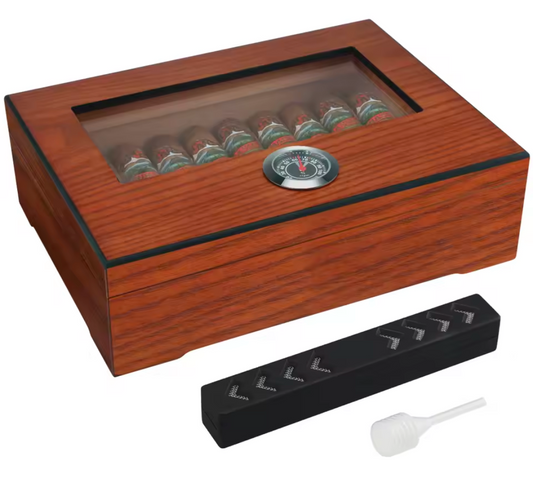 Wooden Cigar Humidor Case