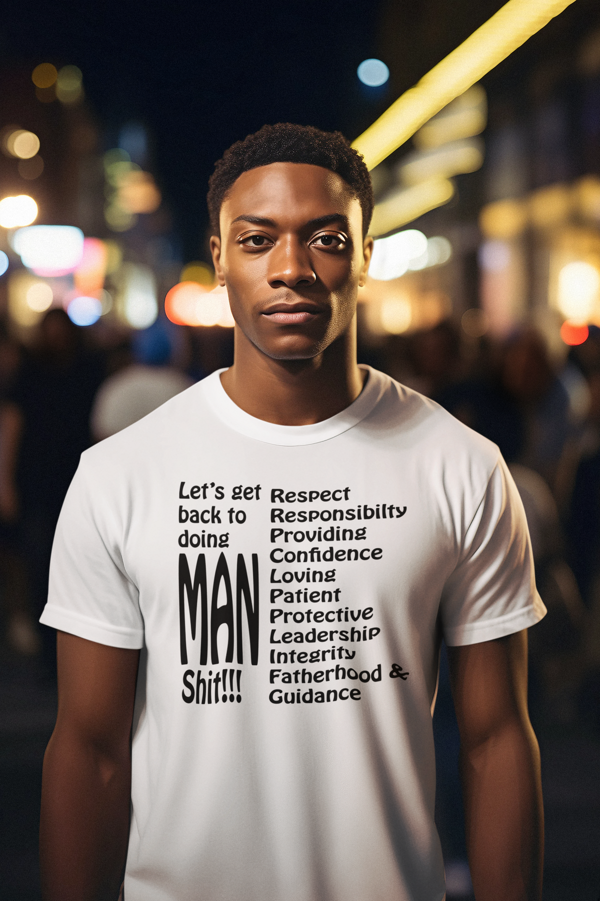 MAN Shit the Tee