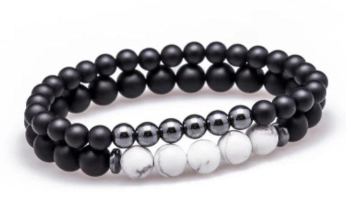 LUCKY GEM Beaded Men's Bracelet - The BIG Boy Shop